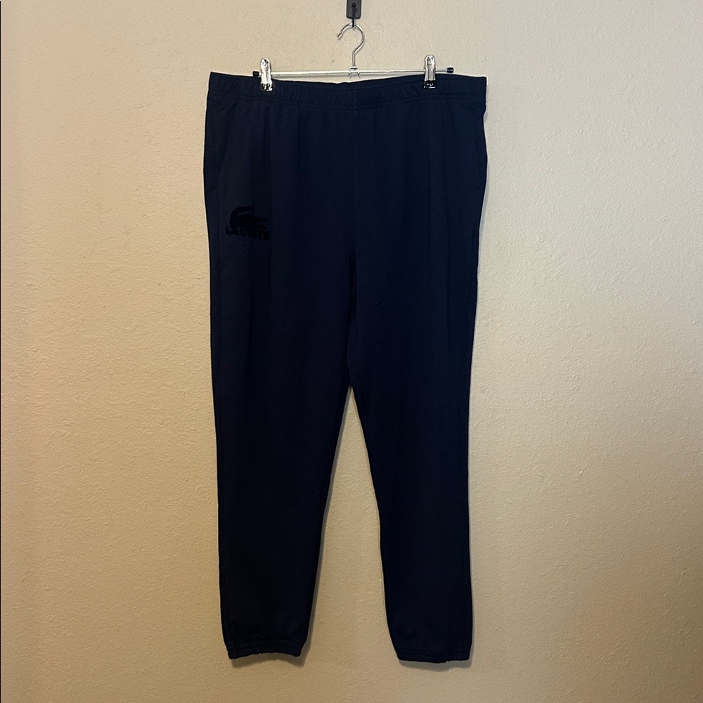 LACOSTE Mens Lounge wear Joggers Crocodile Navy Size XXL‎